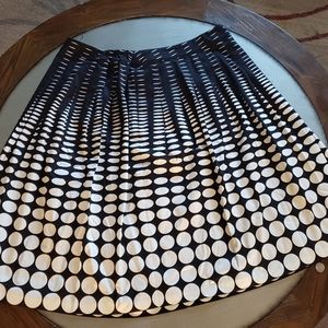 Talbots pleated A line cotton midi skirt 14W NWT